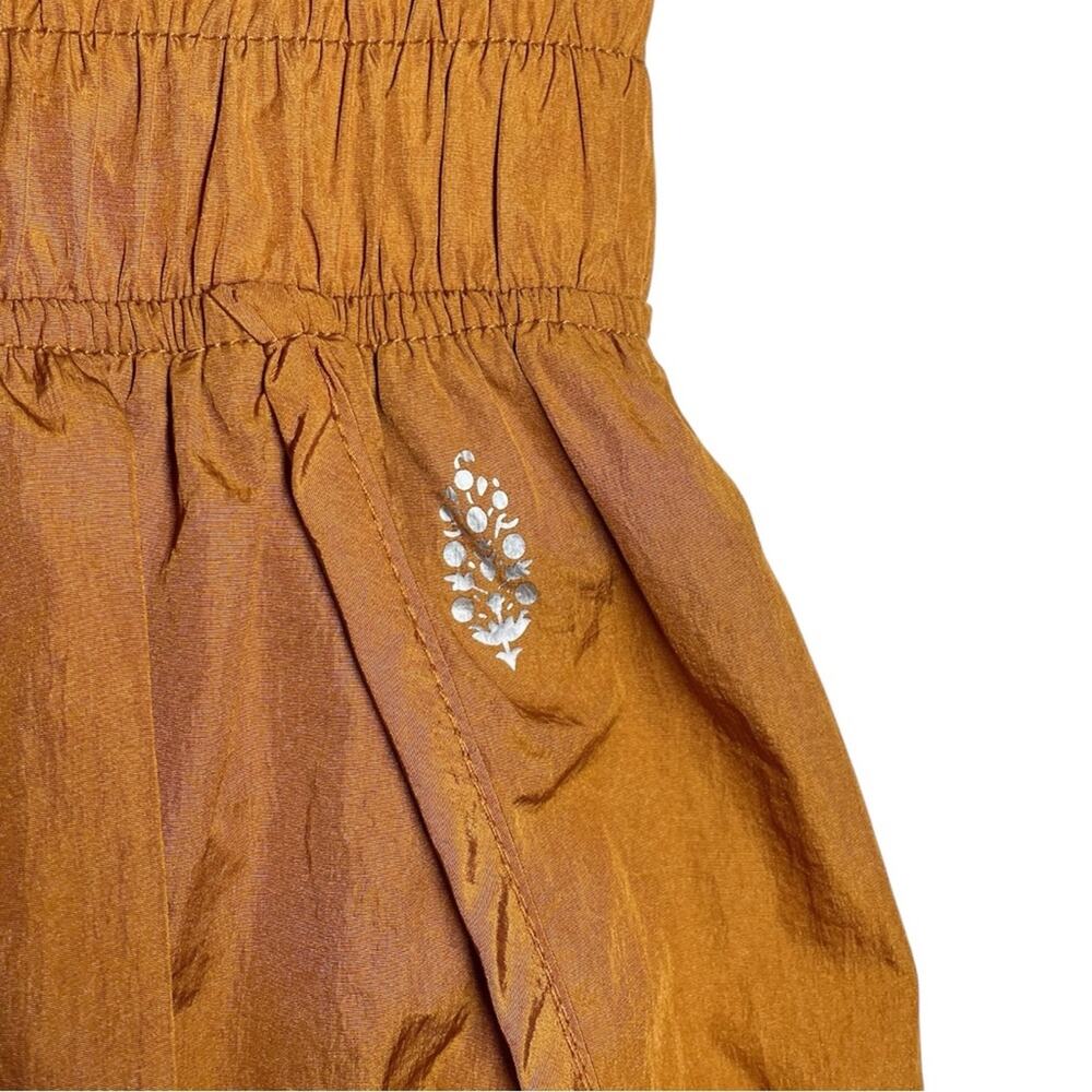 Free People Rust Orange Athletic Shorts - Picture 9 of 9